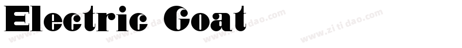 Electric Goat字体转换